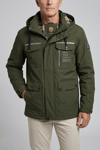 Heren Winterjas met Capuchon | Meerdere Zakken