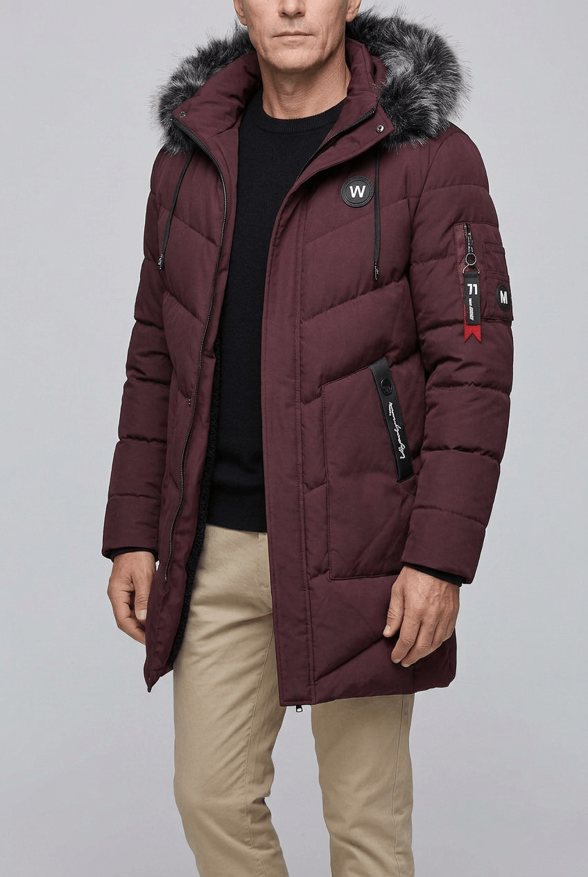 Heren Parka Winterjas | Capuchon & Ritszakken