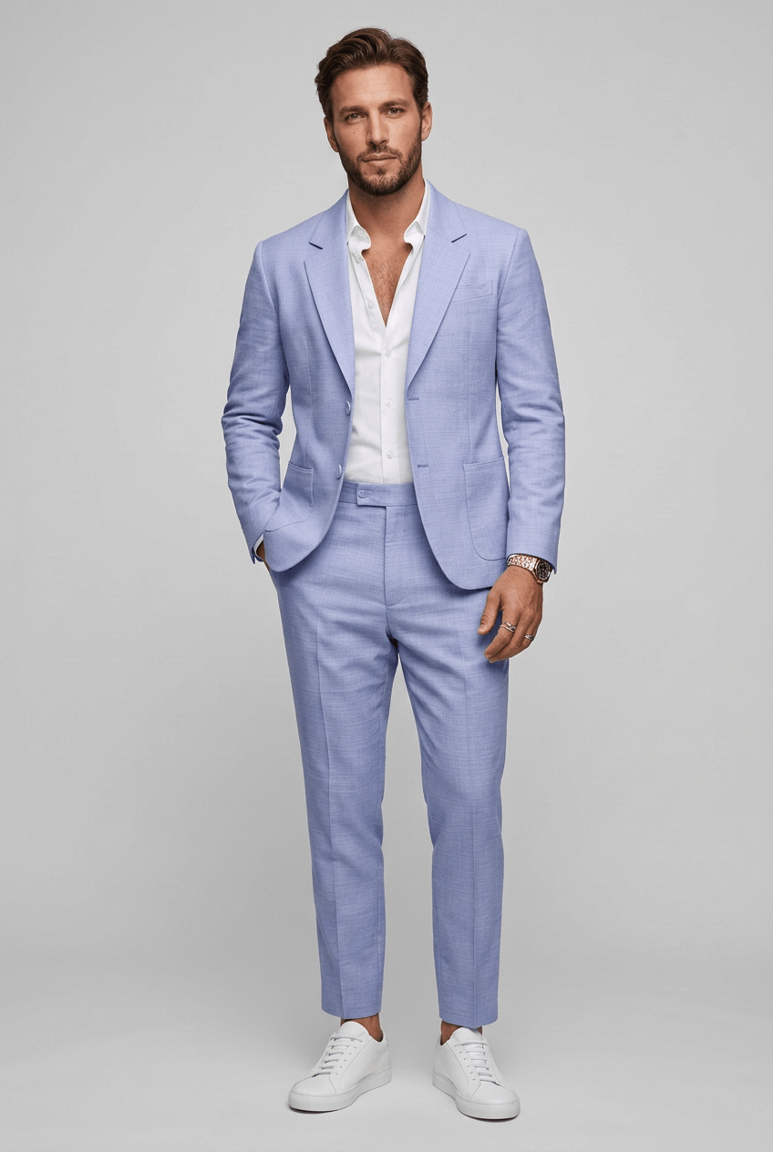 Pak Heren | Tweedelig Slim Fit met Notch Revers