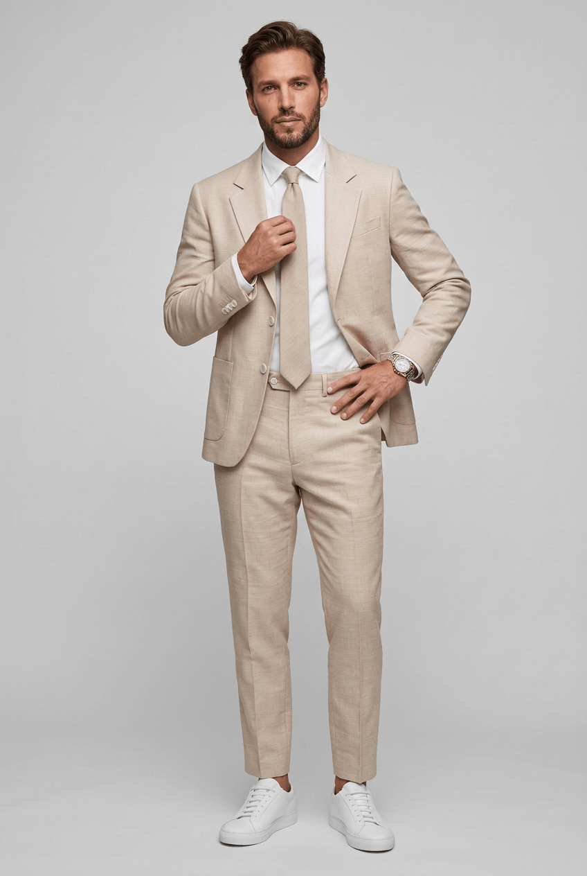 Pak Heren | Tweedelig Slim Fit met Notch Revers