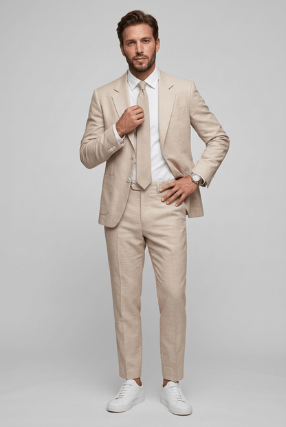 Pak Heren | Tweedelig Slim Fit met Notch Revers