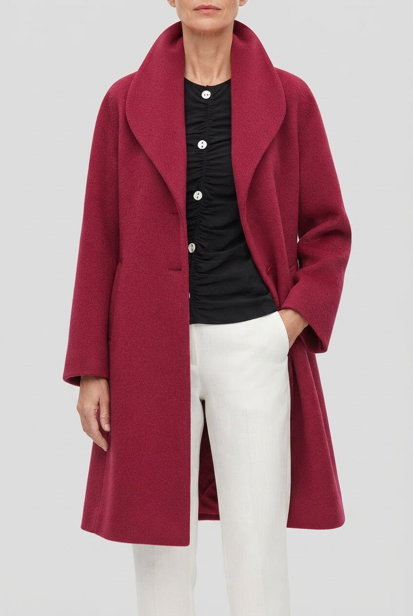 Trenchcoat Dames | Sjaalkraag & Knoopsluiting
