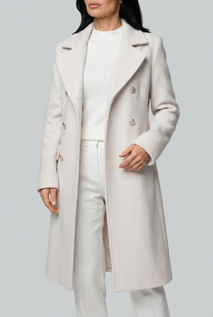 Dames Dubbelrijige Trenchcoat | Reverskraag & Zakken