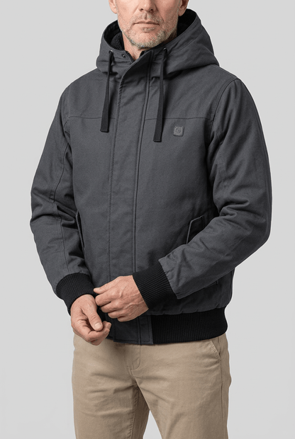 Heren Winterjas met Capuchon | Gevoerde Blouson