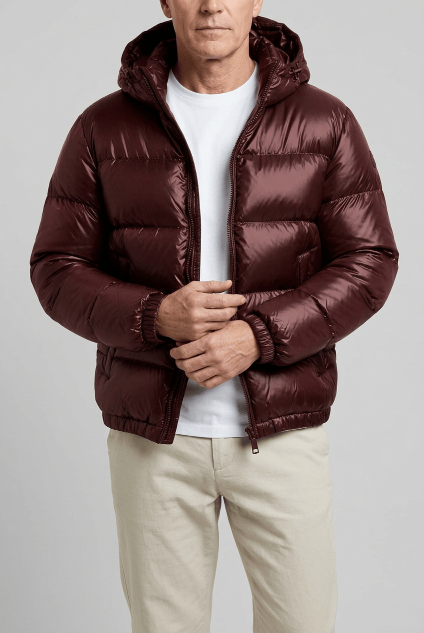 Heren Gewatteerd Puffer Winterjas | Capuchon & Ritszakken
