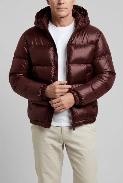 Heren Gewatteerd Puffer Winterjas | Capuchon & Ritszakken
