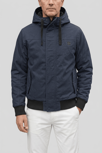 Heren Winterjas met Capuchon | Gevoerde Blouson