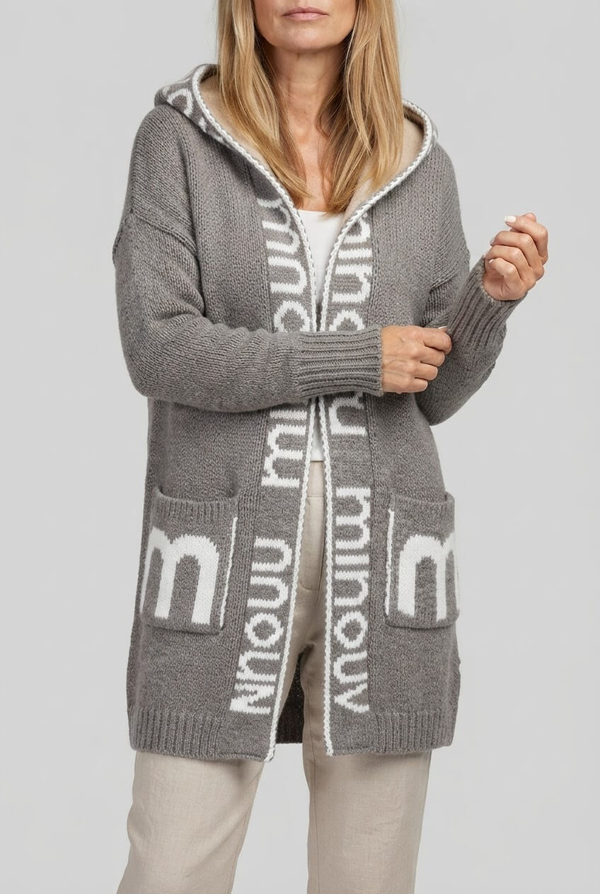 Dames Gebreid Vest | Capuchon & Open Voorkant