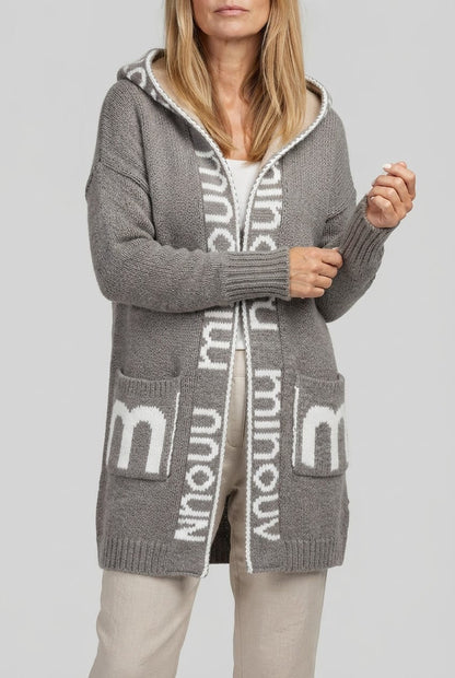 Dames Gebreid Vest | Capuchon & Open Voorkant