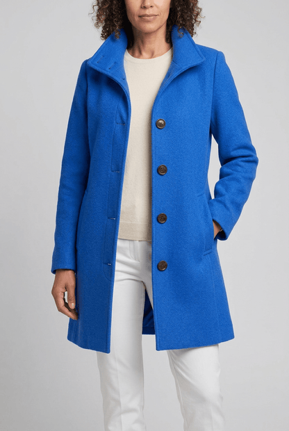 Dames jas met rechte snit | Trenchcoat & reverskraag