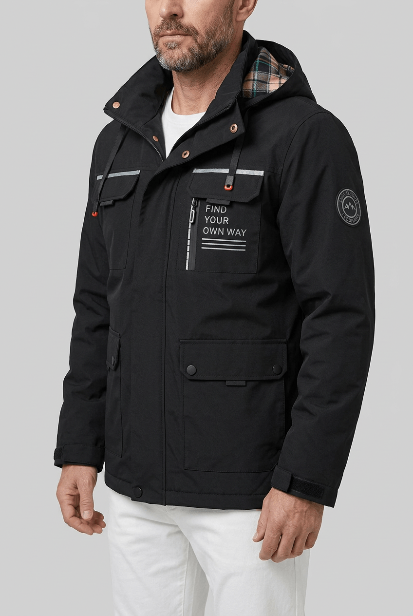 Heren Winterjas met Capuchon | Meerdere Zakken