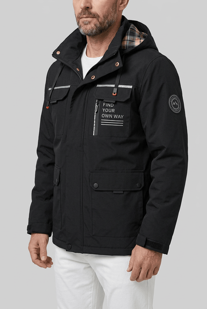 Heren Winterjas met Capuchon | Meerdere Zakken