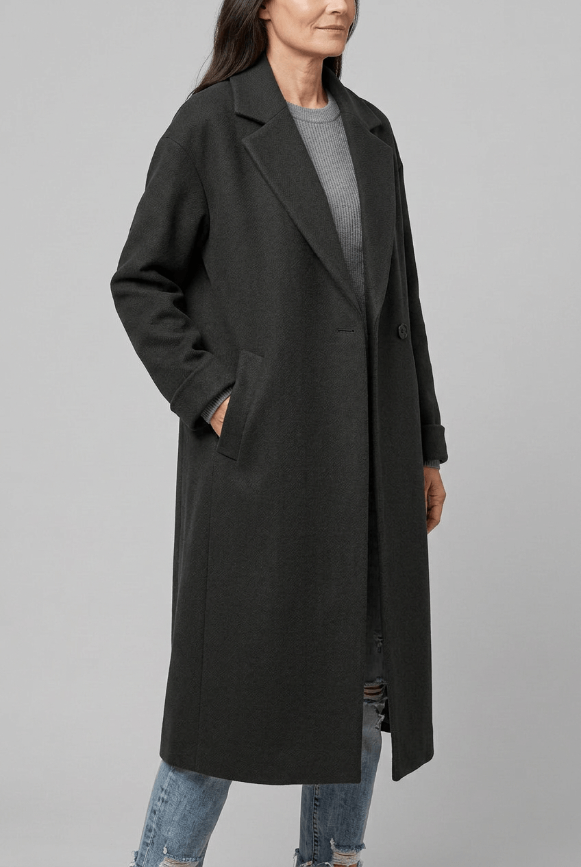 Dames Oversized Trenchcoat Jas | Brede Revers & Omgeslagen Manchetten