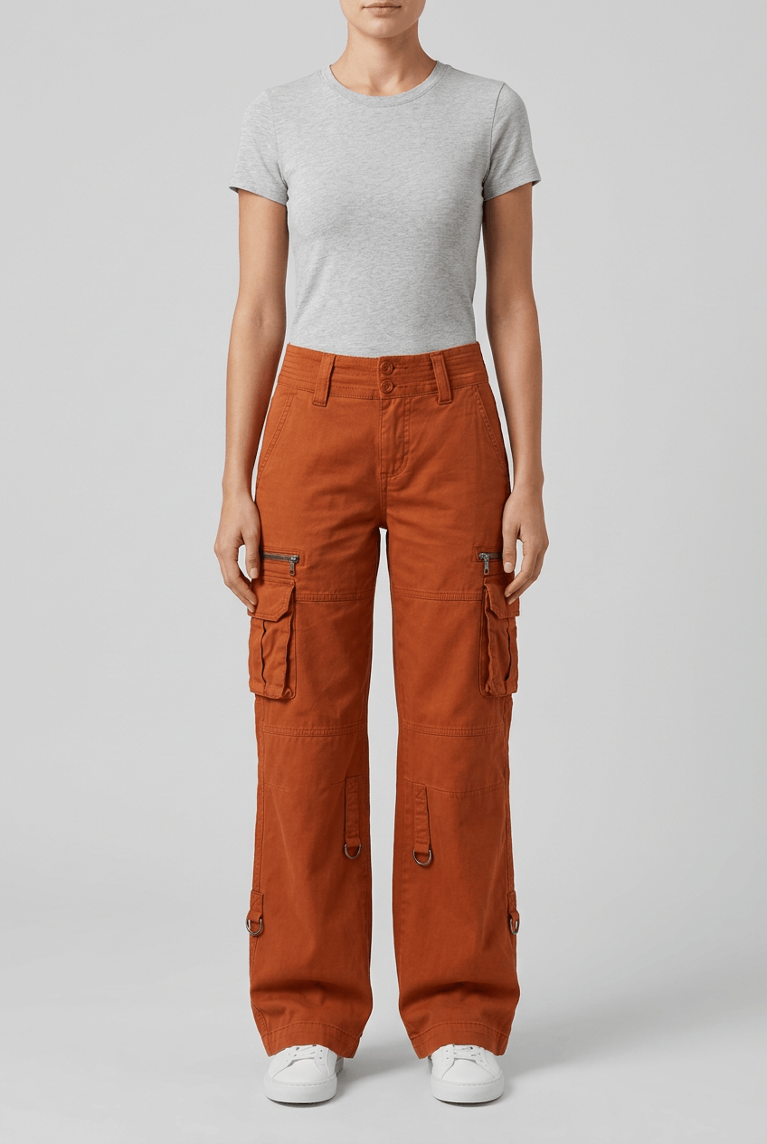 Dames Cargo Broek | Wide Leg