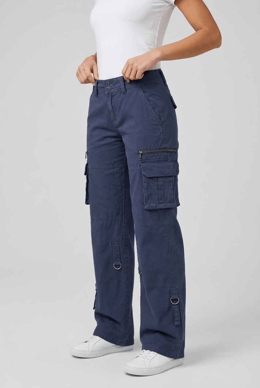Dames Cargo Broek | Wide Leg