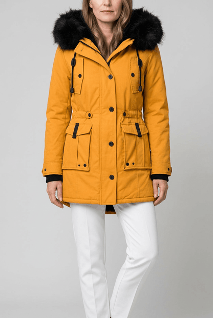 Dames Parka Winterjas | Faux Fur Capuchon & Klepzakken