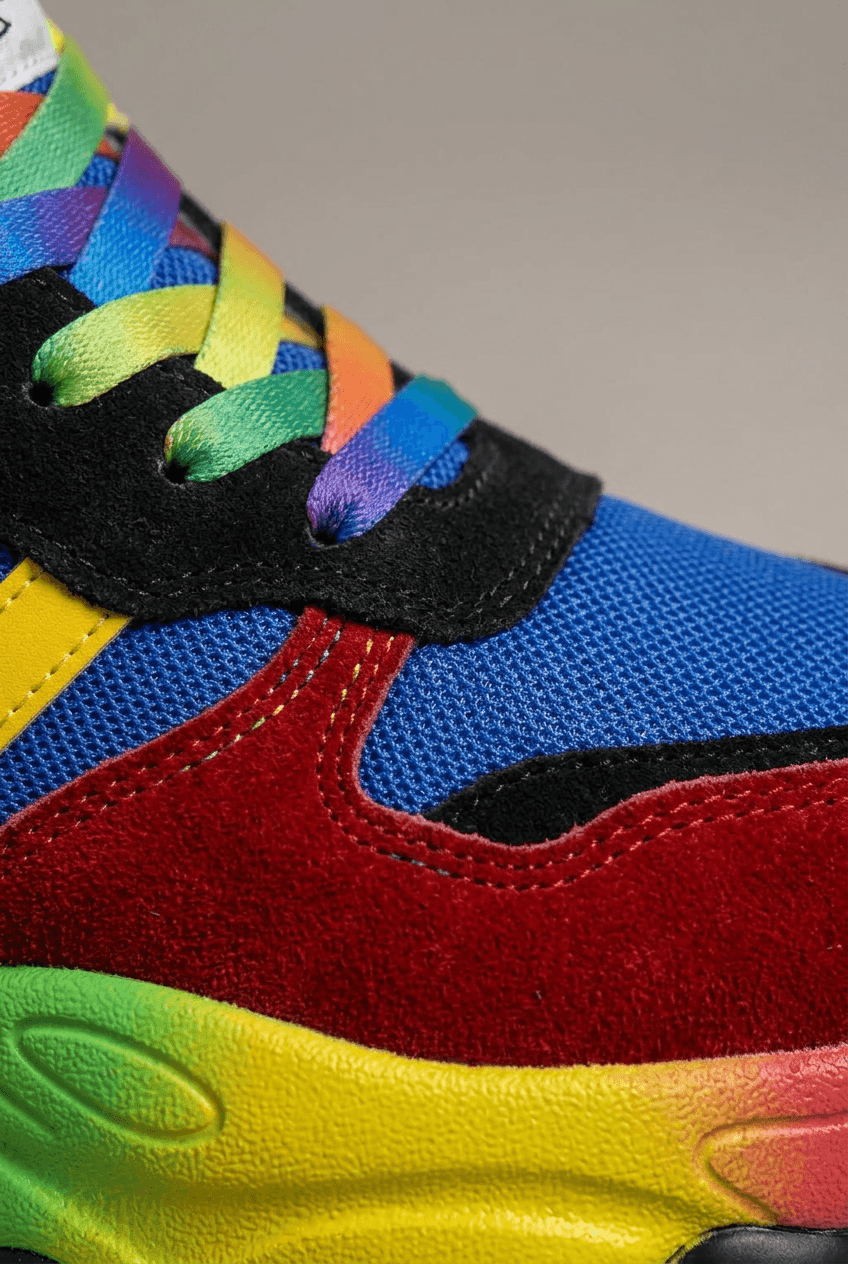 Dames Sneakers met Plateauzool en Vetersluiting | Chunky Casual Schoen