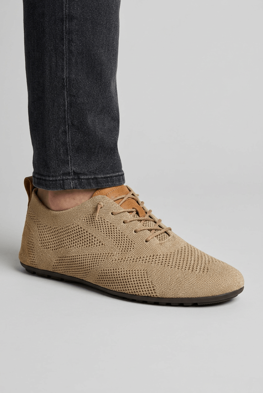 Knitted Casual Sneakers For Men | Lace-Up