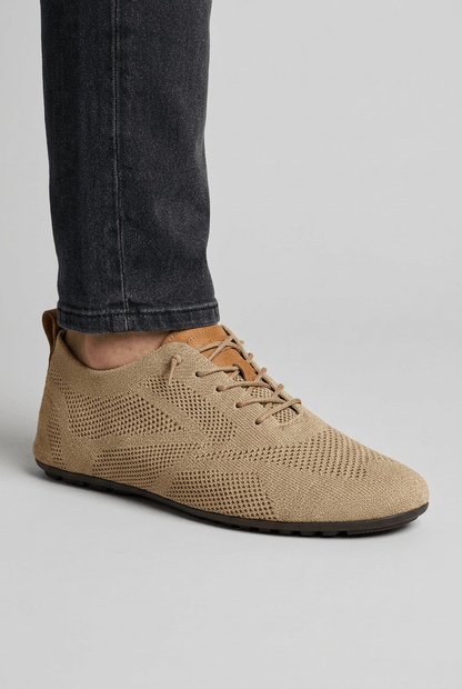 Knitted Casual Sneakers For Men | Lace-Up