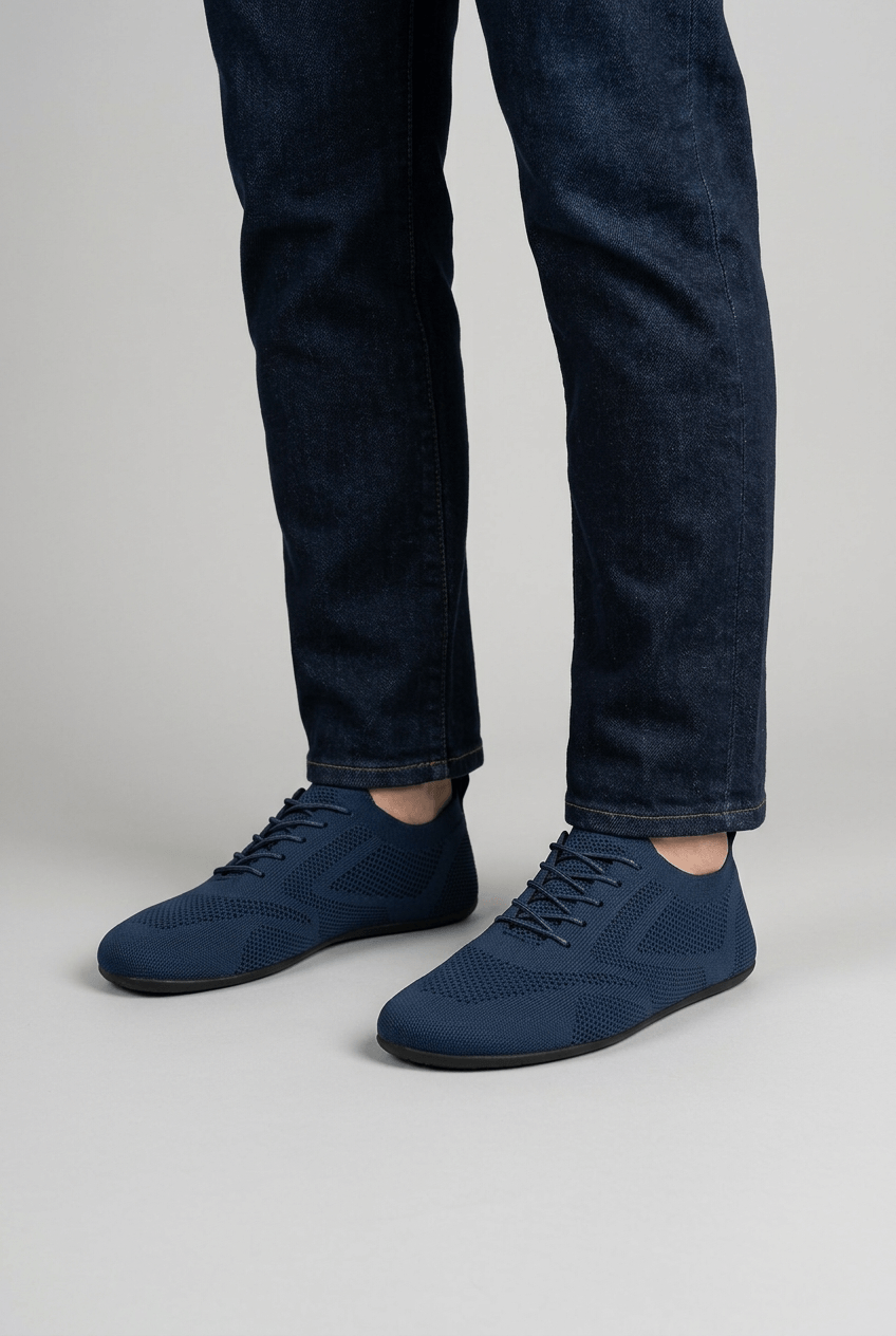 Knitted Casual Sneakers For Men | Lace-Up