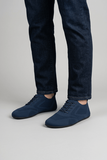 Knitted Casual Sneakers For Men | Lace-Up