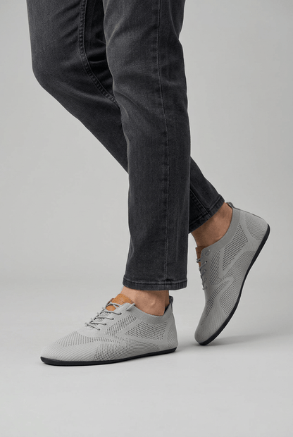 Knitted Casual Sneakers For Men | Lace-Up