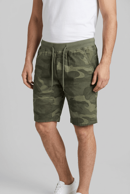 Heren Korte Broek met Camouflageprint | Elastische Taille