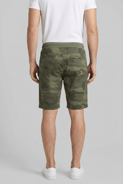 Heren Korte Broek met Camouflageprint | Elastische Taille