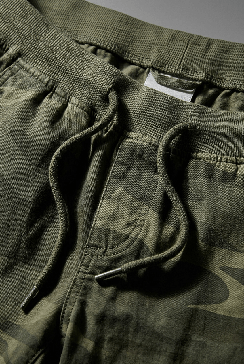 Heren Korte Broek met Camouflageprint | Elastische Taille