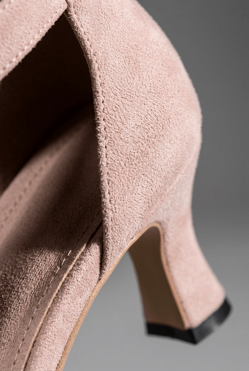 Dames Hakken met Open Teen | Cut-out Zijkant met Ritssluiting