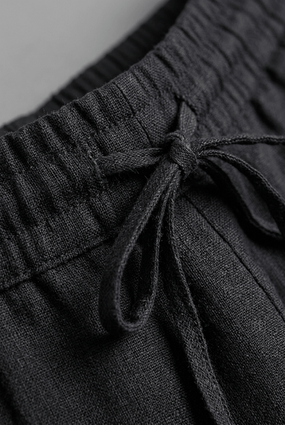 Dames Broek met Wijde Pijpen en Elastische Taille | Trekkoord