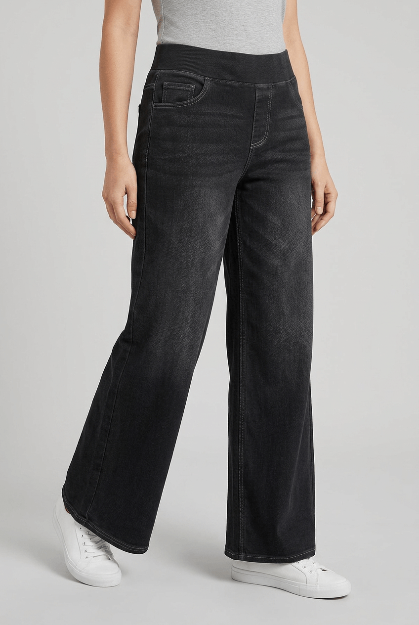 The Pull-On Wide Leg Jean