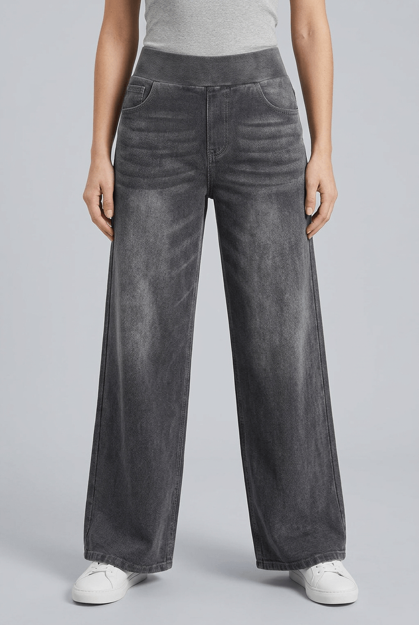 The Pull-On Wide Leg Jean