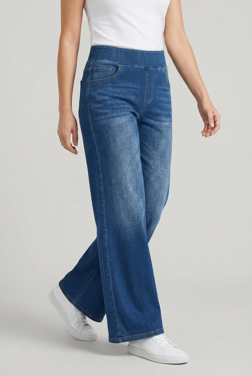 The Pull-On Wide Leg Jean
