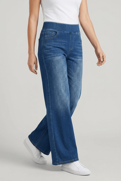 The Pull-On Wide Leg Jean