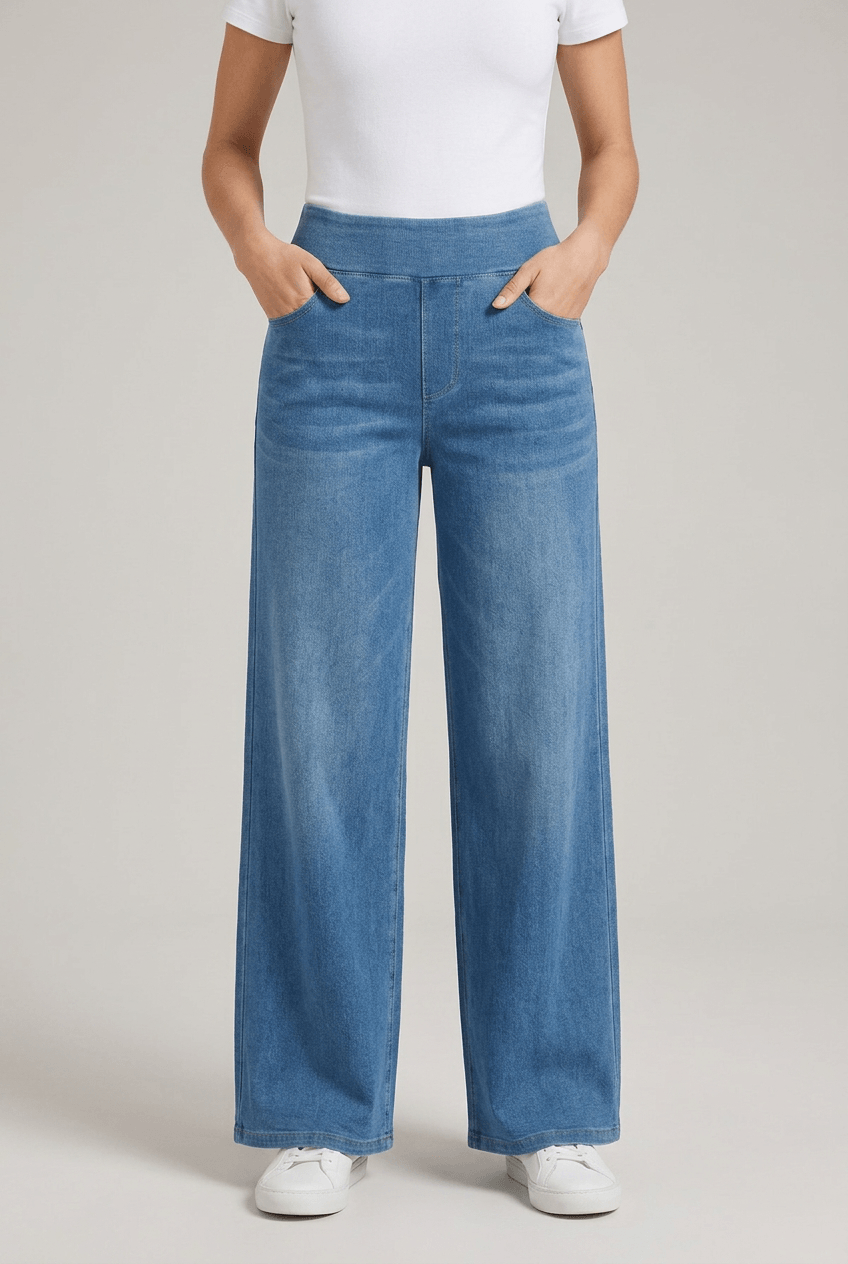 The Pull-On Wide Leg Jean