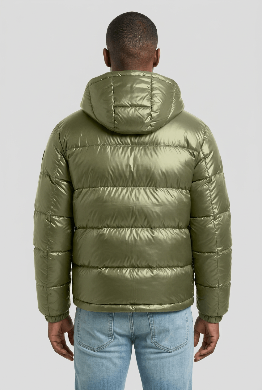Heren Gewatteerd Puffer Winterjas | Capuchon & Ritszakken
