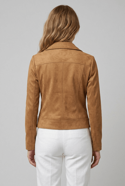Dames Jas | Bikerjack & Asymmetrische Rits