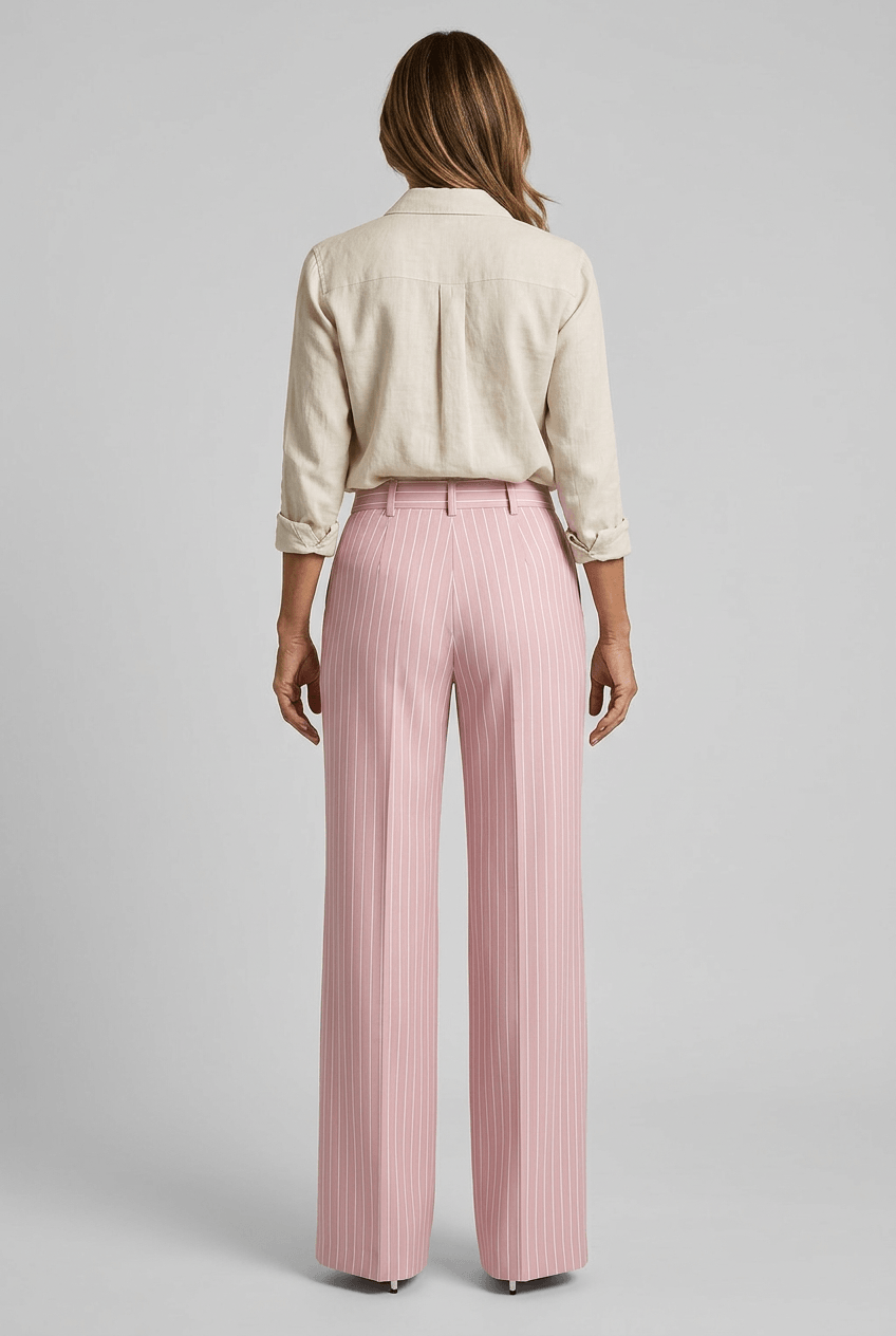 Dames Pantalon | Wijde Pijp & Hoge Taille