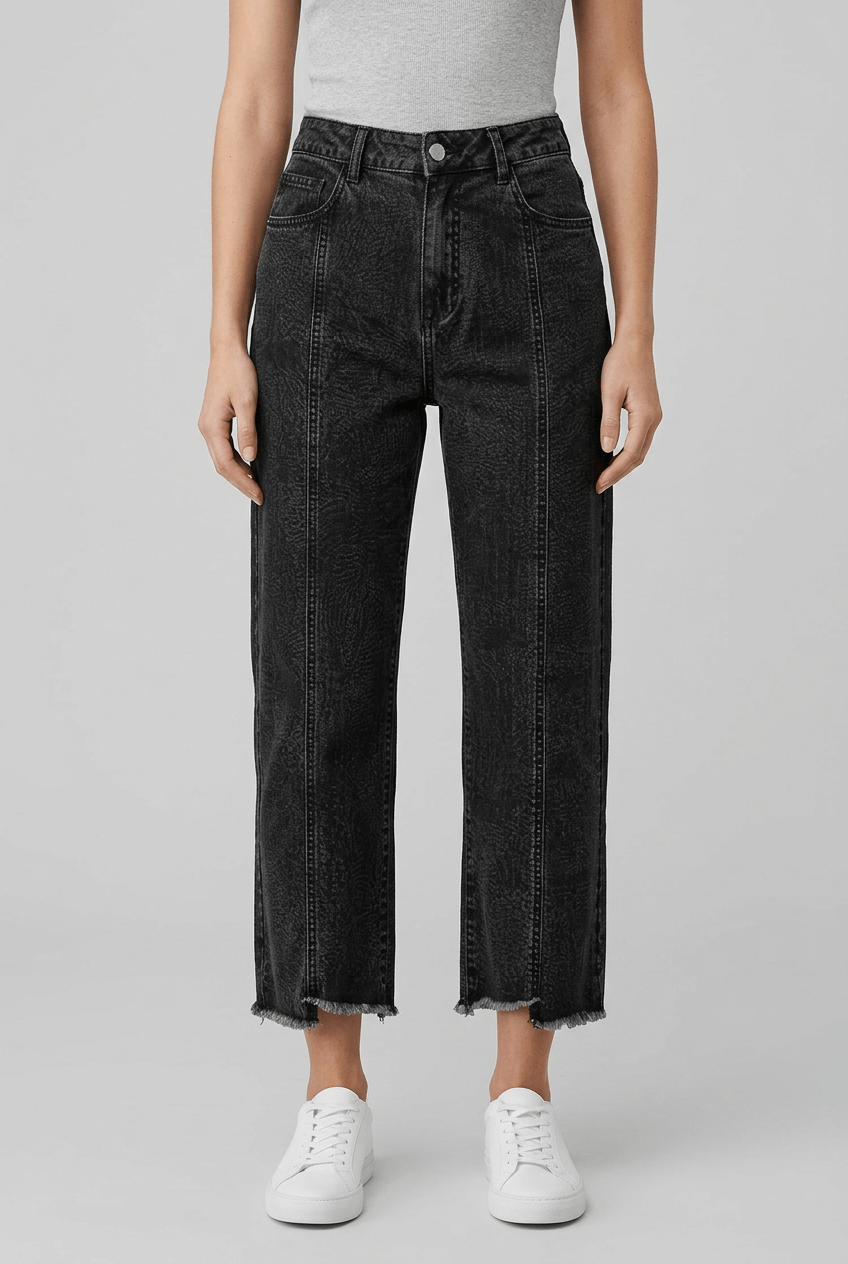 Dames Jeans Hoge Taille | Cropped & Straight Leg