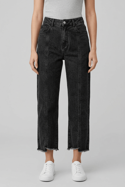 Dames Jeans Hoge Taille | Cropped & Straight Leg