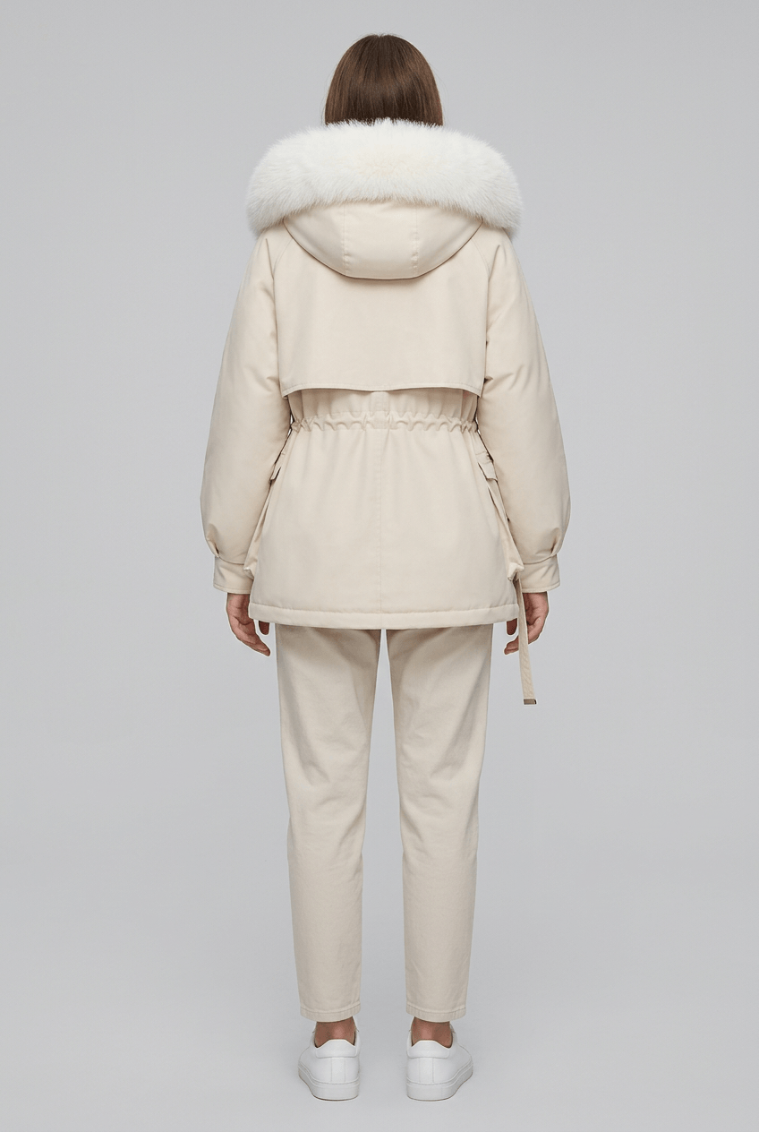 Dames Parka Jas | Capuchon met Imitatiebont