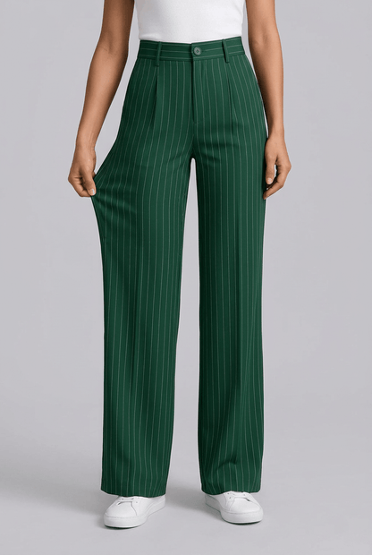 Dames Pantalon | Wijde Pijp & Hoge Taille