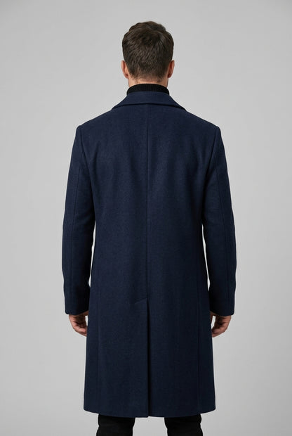 Lange Heren Jas | Getailleerd & Knoopsluiting