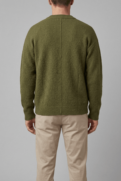 Heren cardigan winter | Knoopsluiting & Voorzakken