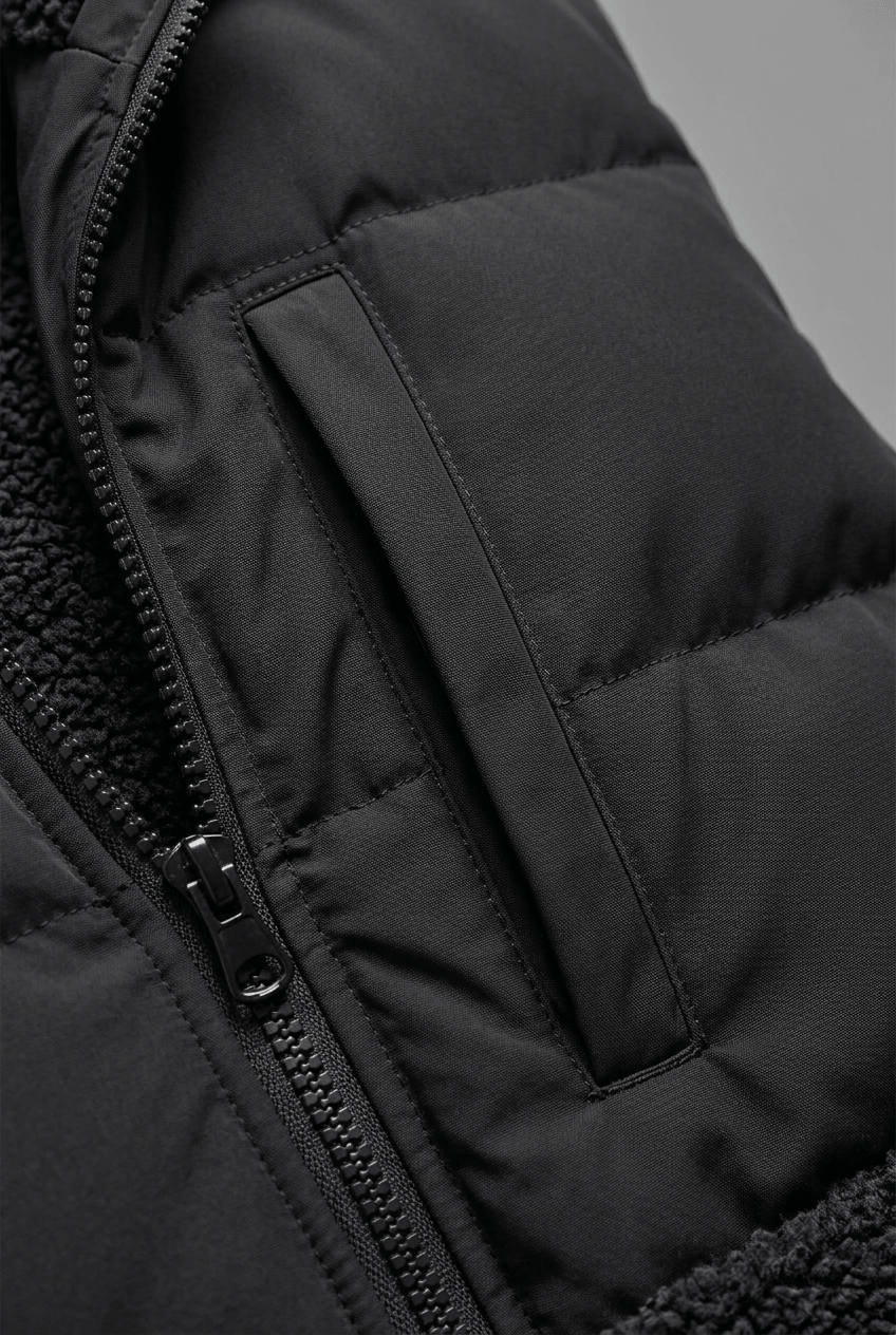 Heren Gewatteerde Puffer Winterjas | Capuchon & ritszakken