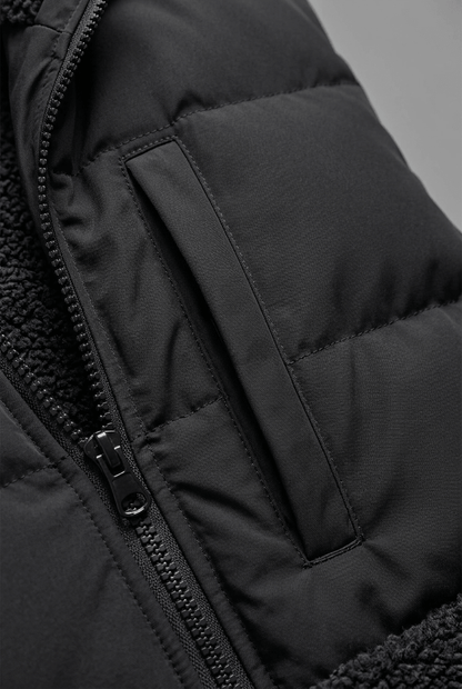 Heren Gewatteerde Puffer Winterjas | Capuchon & ritszakken