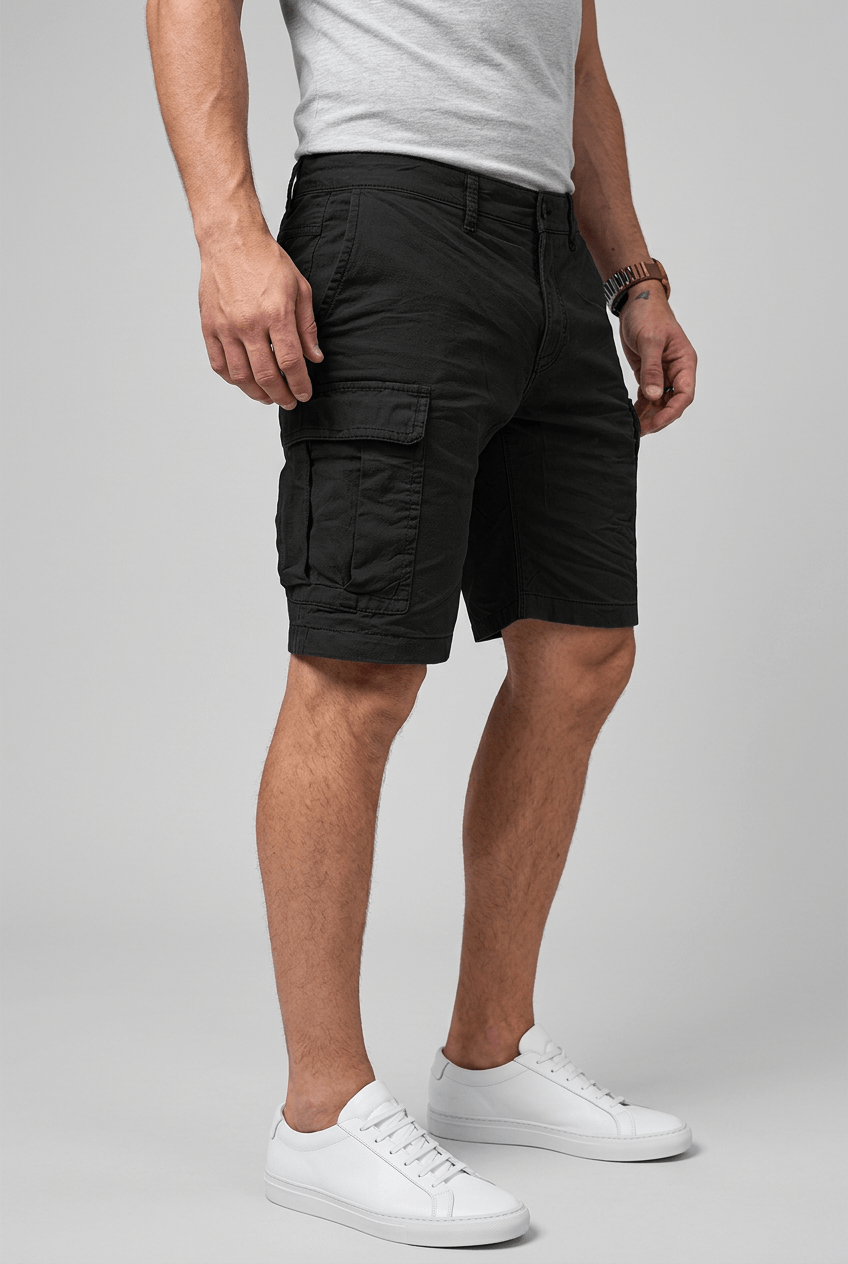 Heren Korte Broek Cargo | Zijzakken & Riemlussen