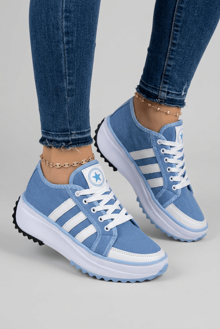 Dames Platform Sneakers | Chunky Zool & Veters