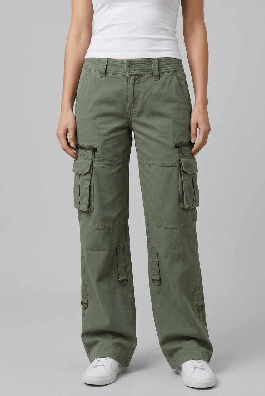 Dames Cargo Broek | Wide Leg